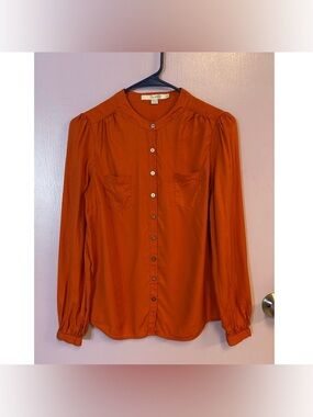 Boden Long Sleeves Button Down Shirt Size 4